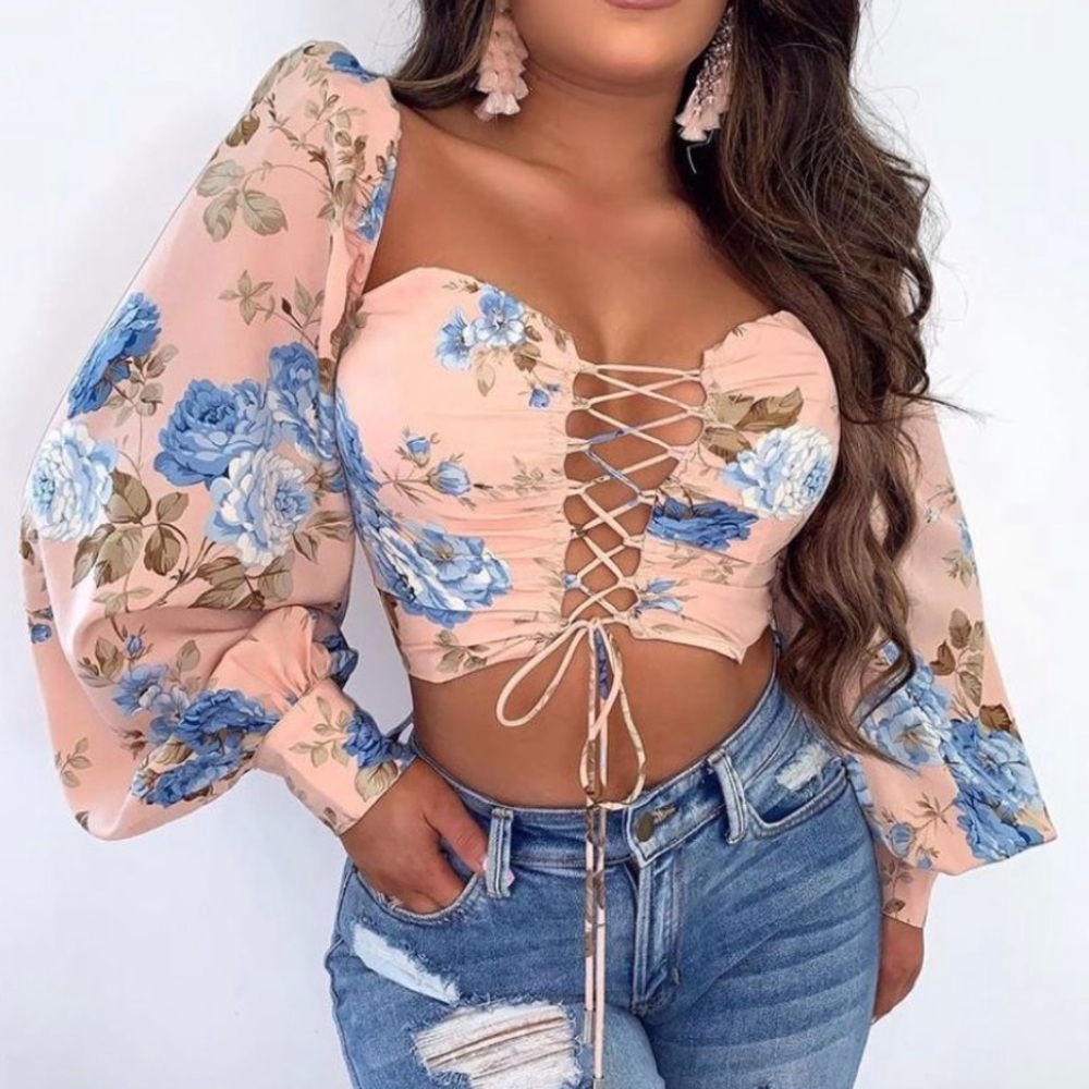 Flowery top